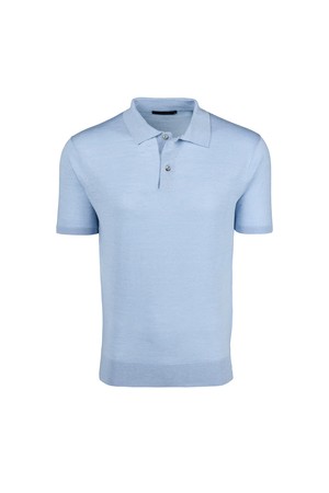 [남성] 나피그 반팔 스웨터 폴로 - 라이트블루(461)_BLUE-a