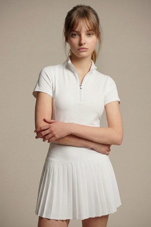 [여성] 숏슬리브 할리 II 쿼터집 - 화이트(100)_NOCOLOR-a