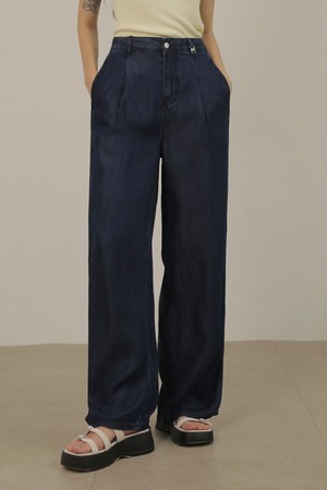 Soft Tencel Indigo Denim Pants (Indigoblue)