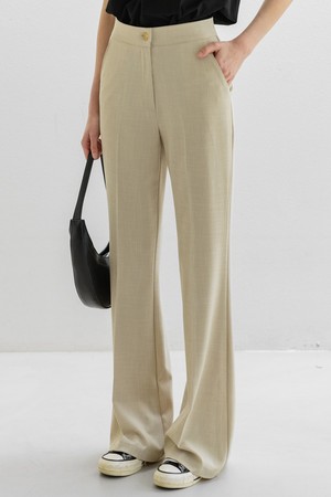 Summer Boots cut Slacks (beige)