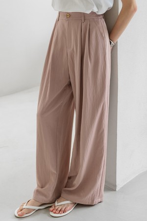 Pintuck Color Wide Pants