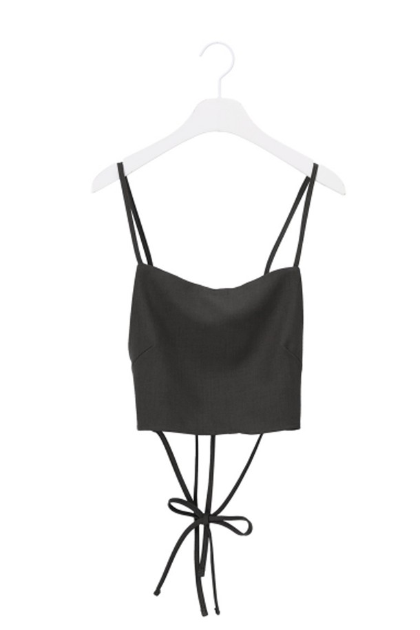 NONANDNON - 베스트 - MINIMAL BACK-LESS BUSTIER NNTS0001