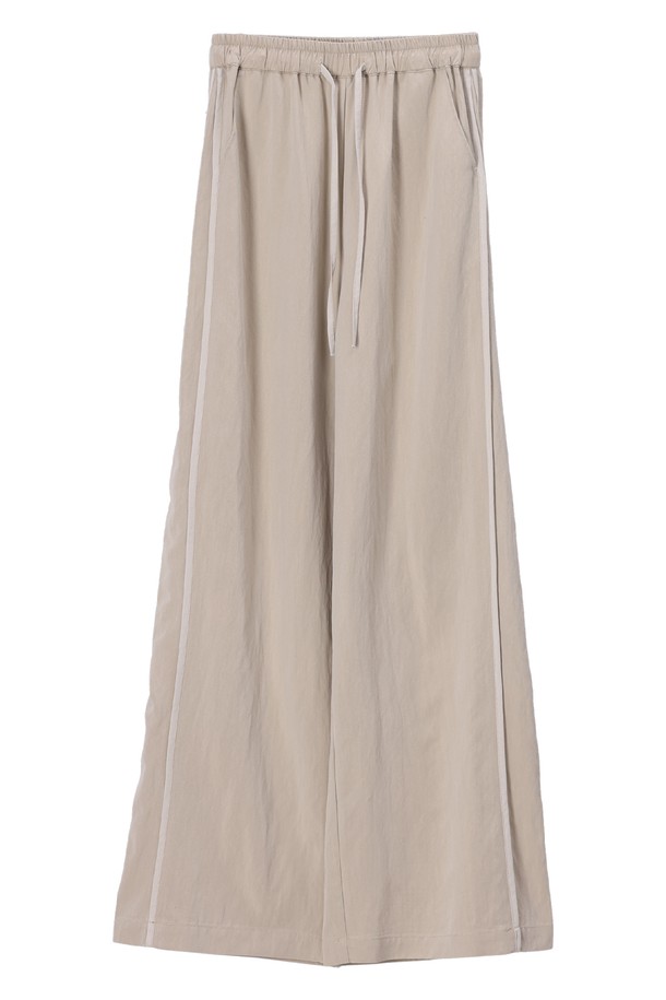 NONANDNON - 롱/미디팬츠 - SIDE LINE TRACK WIDE PANTS NNPT0002