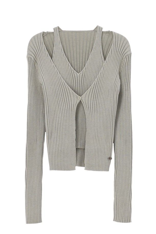 HONA 립드 슬리브리스 레이어드 가디건_NFCA5270은 여성용 상의로, 미니멀하고 베이직한 스타일을 추구하는 분들께 적합합니다. 봄, 가을에 착용하기 좋으며, 라이트그레이, 블랙, 베이지 3가지 색상으로 만나볼 수 있습니다. 얇은 두께감의 슬림핏 크롭 기장 민소매 디자인이며, 부드러운 촉감의 레이온, 아크릴, 나일론, 폴리에스터 혼방 소재로 제작되었습니다. 골지 패턴의 V넥으로, 데이트룩, 카페룩, 모임룩 등 다양한 TPO에 활용 가능하며, 레이어드 디자인과 버튼 여밈, 세탁 시 변형을 최소화한 실용적인 특징을 갖춘 탱크탑과 가디건 일체형 제품입니다.
