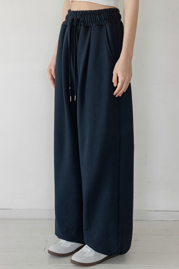 NONANDNON - 롱/미디팬츠 - BASIC TWO-WAY BANDING PANTS NNCP0002