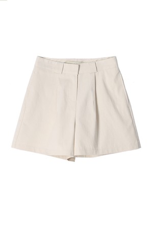 CLASSIC PINTUCK COTTON HALF PANTS_NSPT5222