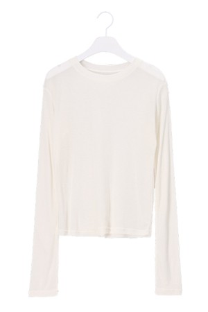 WOOL TENCEL SEE-THROUGH T-SHIRT NNTS0003