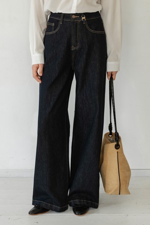 INDIGO SQUARE POCKET DENIM PANTS_NSDP5186 (DEEP BLUE)