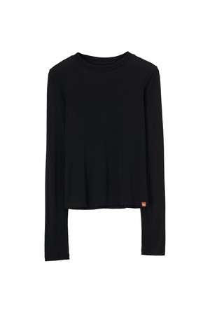 BASIC TENCEL SLIM T-SHIRT_NSTS503 (IVORY)