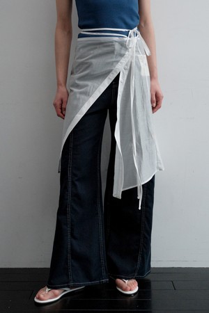LAYERED WRAP SKIRT_NHON5261
