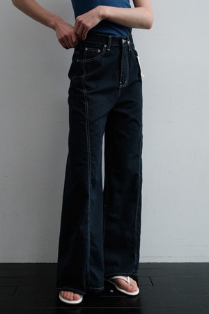 STITCH WIDE DENIM PANTS_NSDP5256