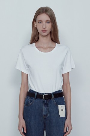 AIN COTTON SPAN T-SHIRT_NFTS5291