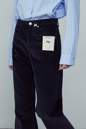 KMA STRAIGHT CORDUROY PANTS_NFPT5310 (NAVY)