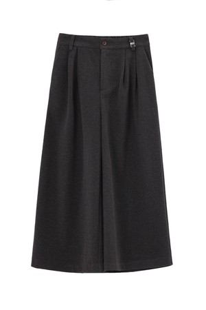 TIRANA PINTUCK BANDING BERMUDA WOOLEN SLACKS_N5WSL0336