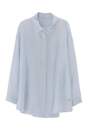 TENCEL LOOSE FIT SHIRTS_NHBL5239 (WHITE)