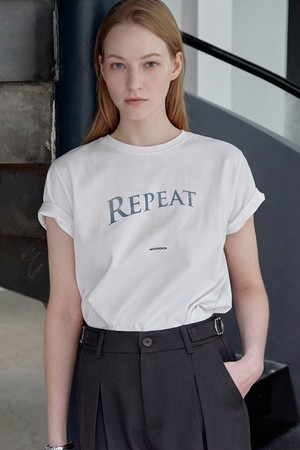 REPEAT CLASSIC LOGO T-SHIRT_N6STS0399