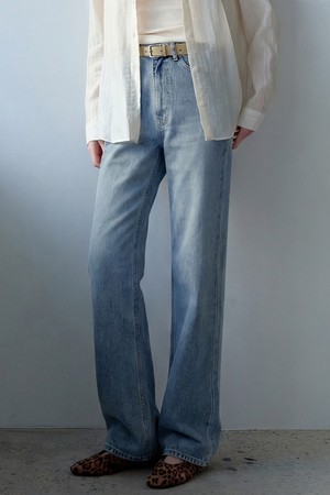 SUPPLE BRUSHED STRAIGHT DENIM PANTS_N6SDP0390