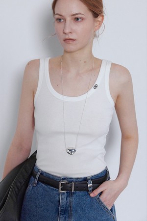 DAILY SQUARE SILVER BELT_N6SAC0389