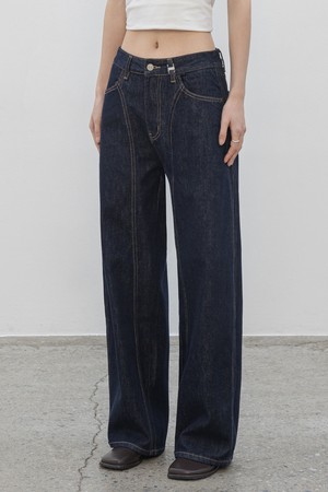 CURVE STITCH MOOD SELVEDGE DENIM PANTS_N6SPT0397