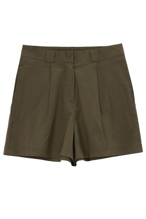 CLASSIC PINTUCK COTTON HALF PANTS(Linen-like)_NHPT6525