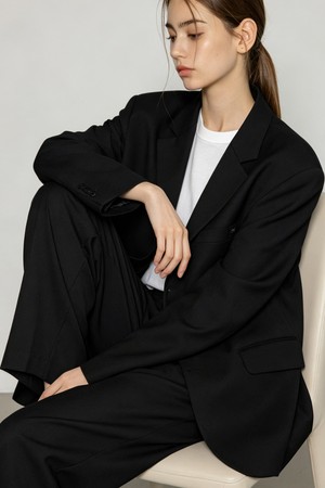 클래식 오버핏 자켓 슬랙스 수트 셋업_NFST6567