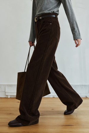 [맞춤기장] CORDUROY WIDE NAPPING PANTS_NFPT4146