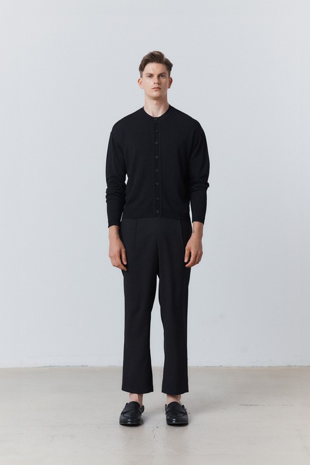 31THE - 캐주얼팬츠 - Light Twill Ankle Length Trousers Black