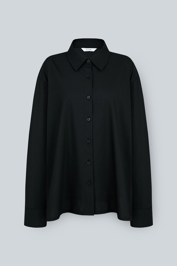 31THE - 셔츠 - Seersucker Shirt Black