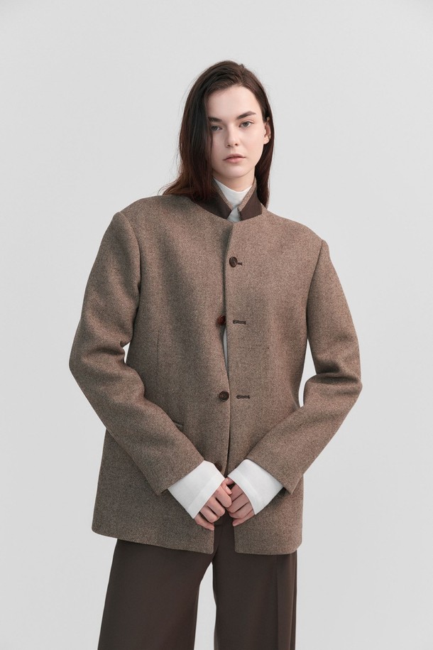 31THE - 코트 - Twill Half Coat