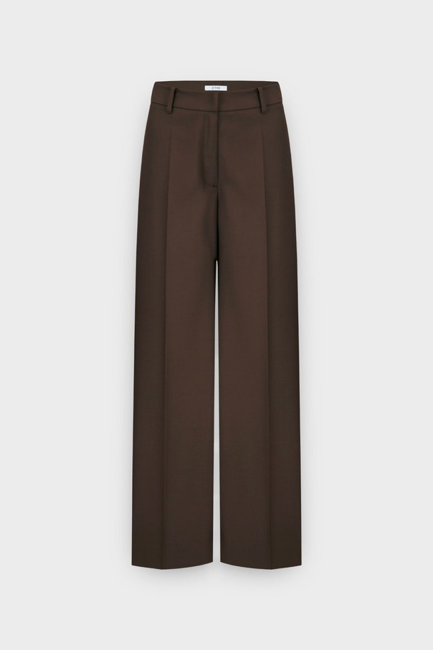 31THE - 롱/미디팬츠 - Wide Trousers Brown