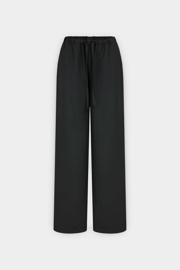 31THE - 롱/미디팬츠 - String Trousers Black