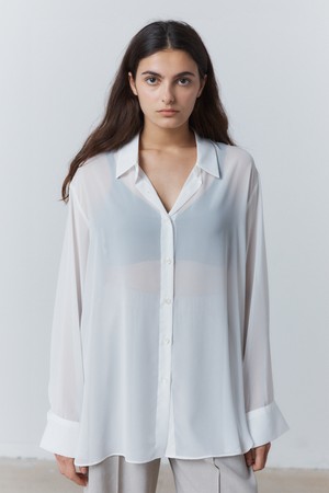 Flimsy Sheer Shirt White