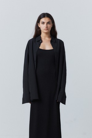 Signature Oversized Shirts Black