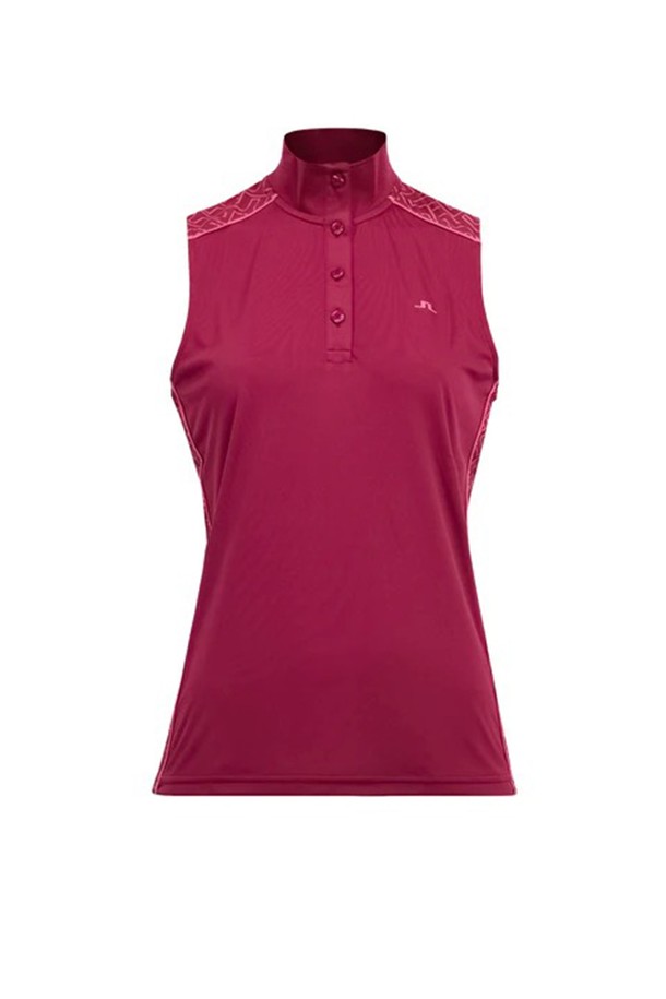 제이린드버그 SS 여성 페로우 민소매 골프 티셔츠 와인 (GWJT05547)는 스포티한 스타일의 여성 골프룩을 위한 티셔츠입니다. 흡습, 속건, 신축성이 뛰어난 폴리에스터 소재로 제작되어 봄, 여름 시즌에 쾌적한 착용감을 제공합니다. 하이넥 디자인과 슬림핏으로 세련된 실루엣을 연출하며, 시즌 프린팅 컬러패널과 4버튼 플래킷, 테이핑 마감 디테일이 특징입니다. 테크니컬 4방향 스트레치 기능으로 활동성을 높여 골프 라운딩에 최적화되었습니다. 와인 컬러의 민소매 디자인으로 시원하고 활동적인 스타일을 완성해 보세요.
