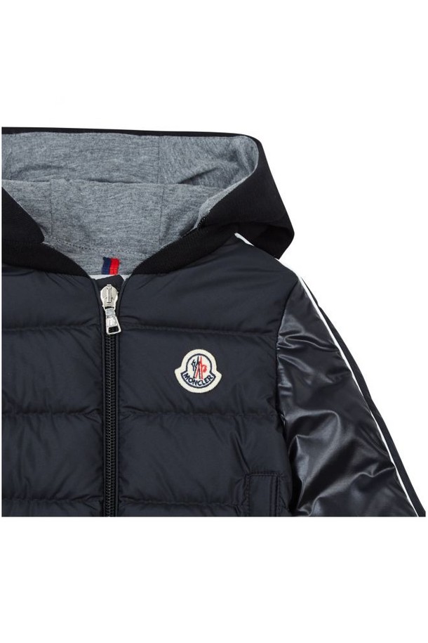 MONCLER - 키즈아우터 - 몽클레어 MONCLER 베이비 보이 남아 다운 패팅 자켓 블랙 MERIH