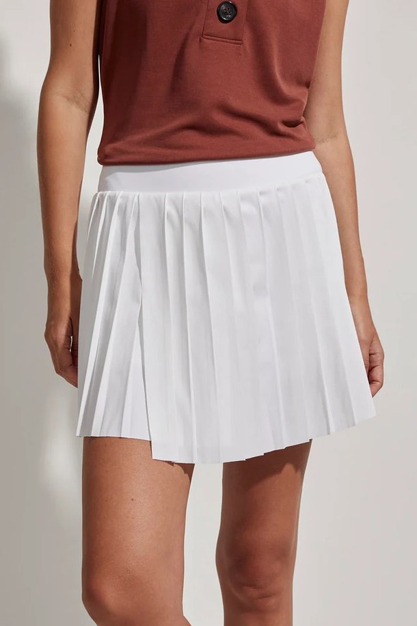 VARLEY - 숏팬츠 - VARLEY 발리 테니스 스커트 Kalmia Mid Rise Skort  화이트