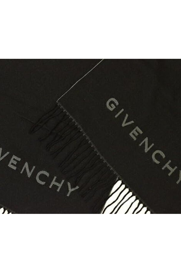 GIVENCHY - 스카프/머플러 - 지방시 로고 버진 울 머플러 블랙 GV4518 J4796