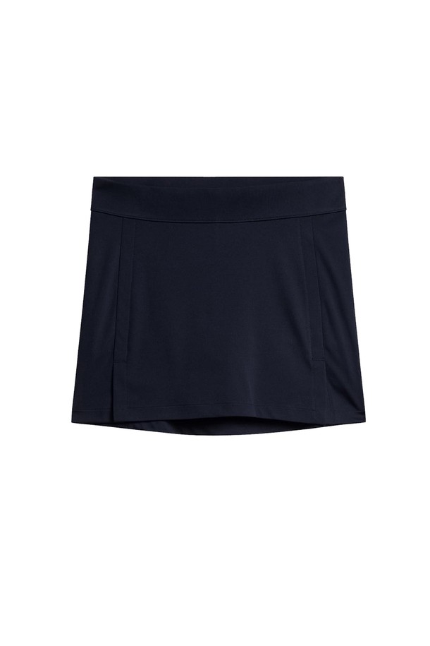 제이린드버그 여성 아멜리에 골프 스커트 네이비 GWSD09350-6855는 스포티한 스타일의 골프룩을 위한 스커트입니다. 흡습, 속건 기능과 뛰어난 신축성을 제공하는 폴리에스테르 소재의 A라인 스커트로, 봄, 여름 시즌에 적합합니다. TX Jersey 원단을 사용하여 편안한 착용감을 선사하며, 4-way 스트레치 기능으로 활동성을 높였습니다. 뒷면 지퍼 포켓과 자수 브릿지 로고 디테일이 특징이며, 내장 이너 쇼츠로 편안함과 안정감을 더했습니다. 네이비 컬러의 무지 디자인으로 다양한 골프웨어와 매치하기 좋습니다.
