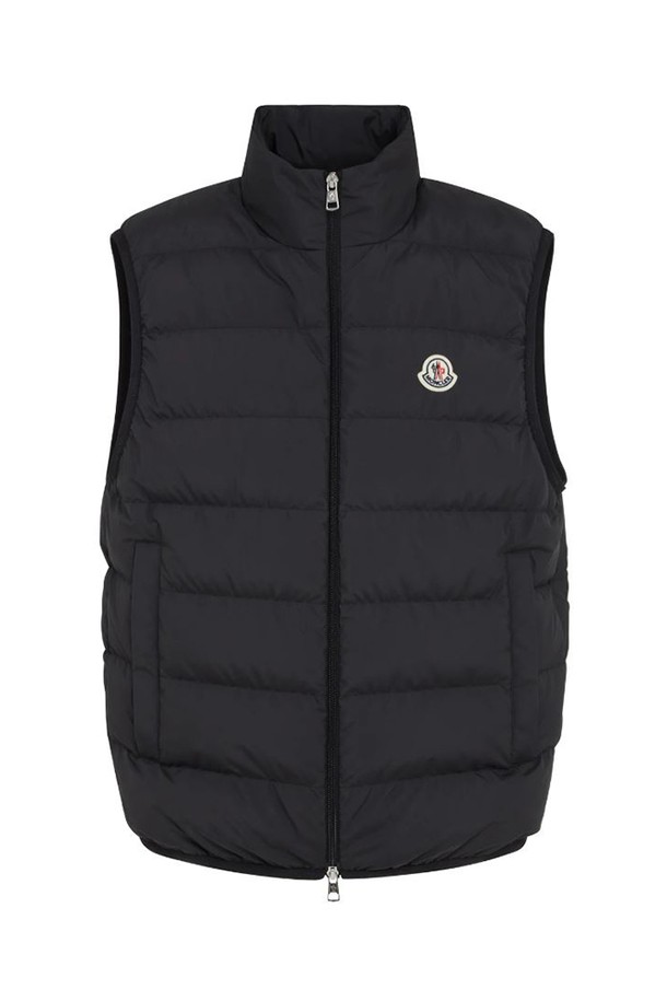 MONCLER - 다운/패딩 - 몽클레어 남성 CONTRIN 숏 다운 패딩 조끼 블랙 1A0007654A81