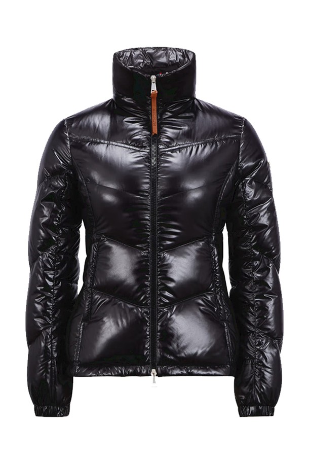 MONCLER - 패딩 - 몽클레르 여성 GAST 가스트 사선 퀼팅 숏 다운 패딩 블랙 1A00080-5963V