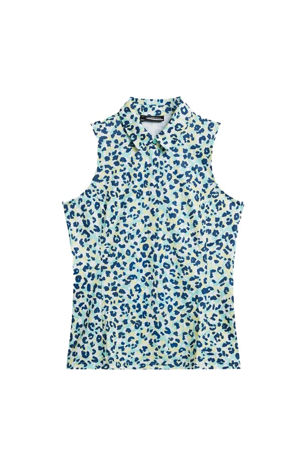 제이린드버그 SS 여성 데나P 민소매 골프 티셔츠 아루바블루 GWJT09008는 스포티한 스타일의 여성 골프룩을 위한 상의입니다. 봄, 여름 시즌에 적합하며, 4-way 스트레치 소재로 제작되어 활동성을 높였습니다. 아루바블루 컬러에 레오파드 프린트가 돋보이며, 슬림핏 디자인으로 여성스러운 실루엣을 연출합니다. 차이나칼라와 4버튼 플래킷, 가슴 브릿지 로고 자수 디테일이 특징인 민소매 골프 티셔츠입니다. 흡습 및 속건 기능을 갖춰 쾌적한 착용감을 제공합니다.
