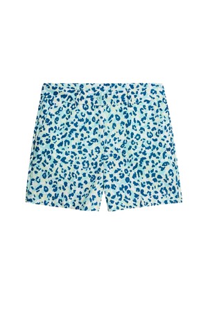 제이린드버그-여성 그웬 프린트 반바지 레오파드아루바블루 GWPA09305-O495