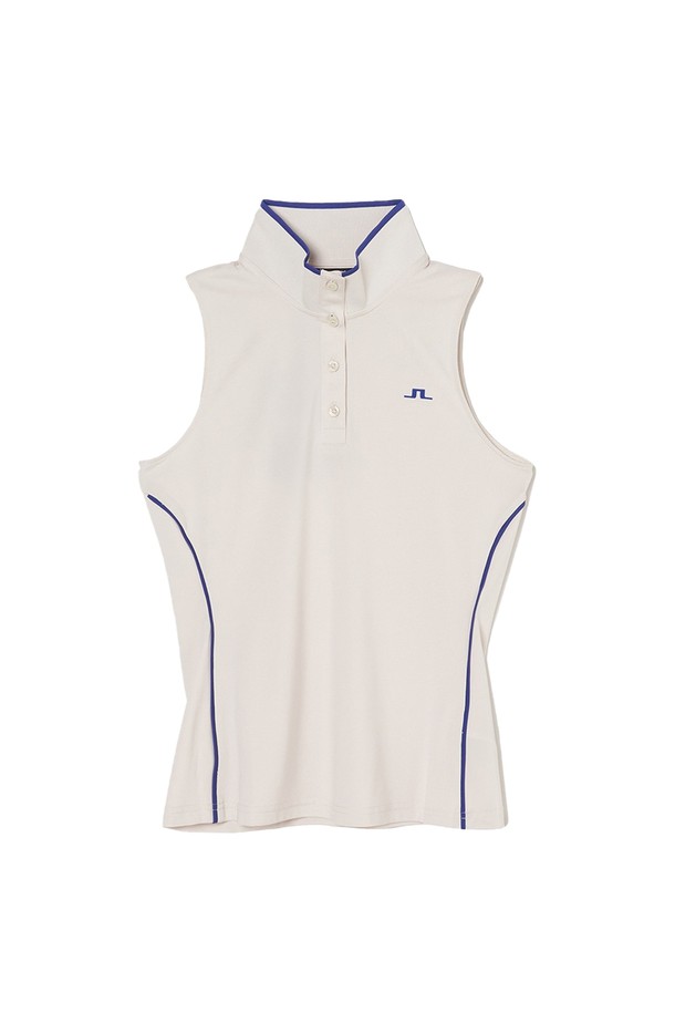 제이린드버그(J.Lindeberg) 여성 리리 민소매 나시 골프 티셔츠 문빔 GWJT11806입니다. 스포티한 스타일의 골프룩 연출에 적합하며, 여름 시즌에 시원하게 착용할 수 있습니다. 네이비 컬러 바탕에 스트라이프 패턴으로 포인트를 주었으며, 레귤러 핏으로 편안한 착용감을 선사합니다. 흡습, 속건, 통기성이 우수한 폴리에스테르 소재로 제작되었으며, 라운드넥 디자인에 4버튼 플래킷, 파이핑 디테일, 고무 프린트가 돋보입니다. 부드러운 촉감으로 활동성을 높인 민소매 골프 티셔츠입니다.
