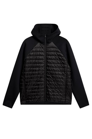 제이린드버그 남성골프 FW25 프리마로프트 헤이든 경량후드패딩 블랙 10376