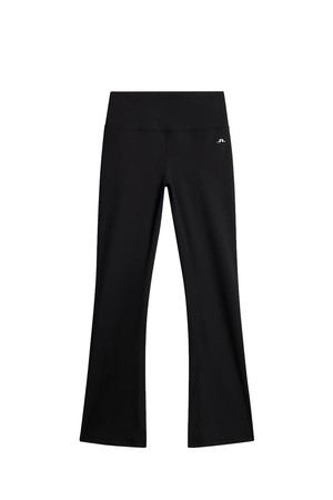 제이린드버그 여성골프웨어 FW25 피오나 플레어 골프레깅스 블랙 GWJS14360