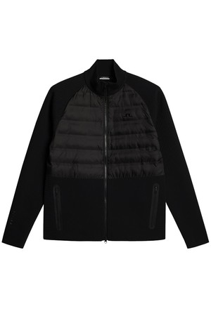 제이린드버그 남성 골프웨어 FW25 아지엘 니트 블랙 GMKW13138