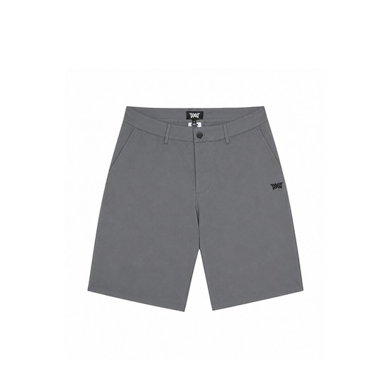PXG SS26 남성 에센셜 슬림핏 골프 반바지 그레이 MD23ABPO-03GRS