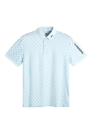 제이린드버그 SS26 남성 투어테크 프린트 골프 반팔티셔츠 브릿지스카이 GMJT14652