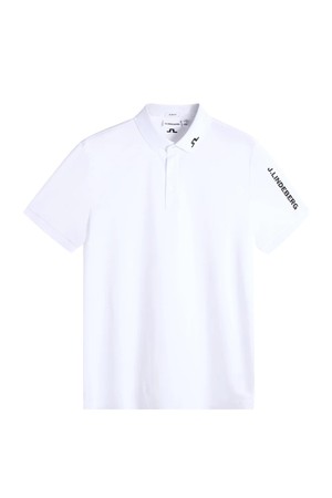 제이린드버그 SS26 남성 투어테크 슬림핏 골프 반팔티셔츠 화이트 GMJT14648