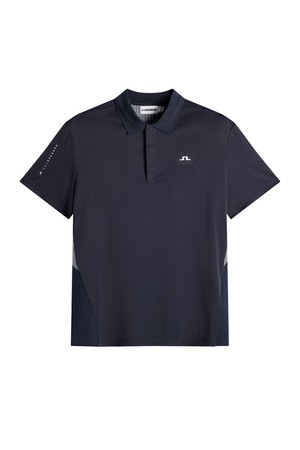 제이린드버그 SS26 남성 NERI 골프 니트 반팔 네이비 GMKW15139